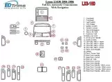 Lexus LS 2004-2006 Ensemble Complet, Boîte automatique, Avec Navigation BD Kit la décoration du tableau de bord