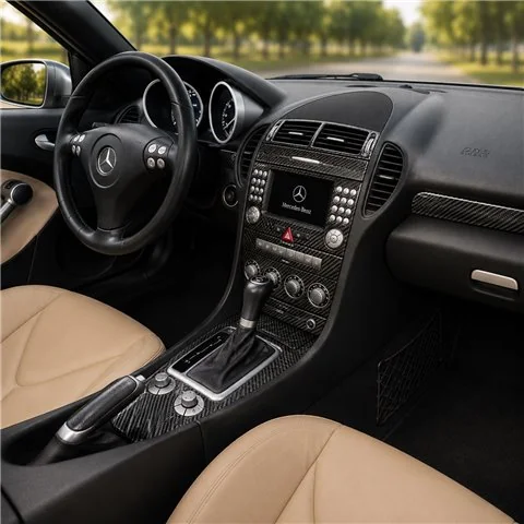 Mercedes SLK (R171) 2004-2010 3D kit décoration intérieure tableau de bord 18 pièces 2