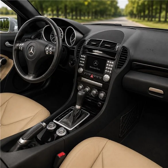 Mercedes SLK (R171) 2004-2010 3D kit décoration intérieure tableau de bord 18 pièces