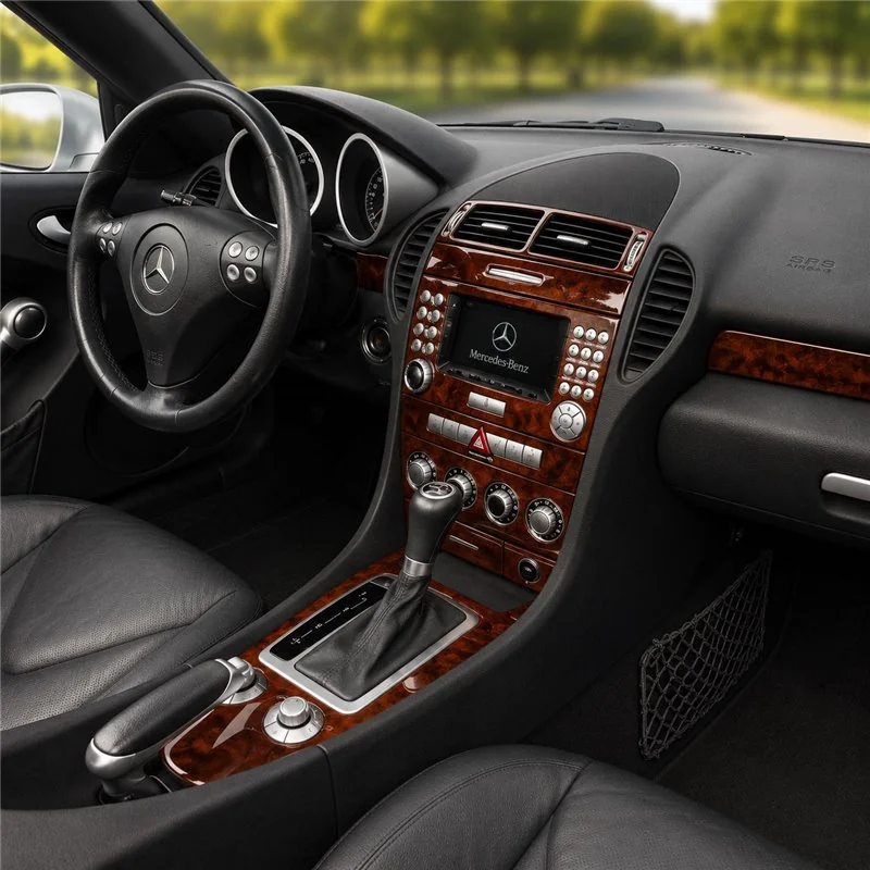 Mercedes SLK (R171) 2004-2010 3D kit décoration intérieure tableau de bord 18 pièces