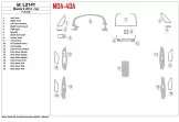 Mazda 6 2014-UP Ensemble Complet BD Kit la décoration du tableau de bord