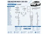Ford Mustang Mach-E 2021-2024 kit décoration intérieure tableau de bord 32 pièces
