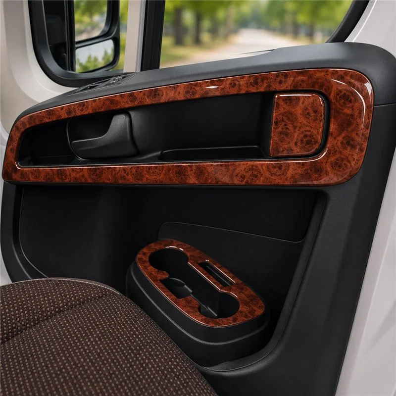 Fiat Ducato 2022 portes kit décor tableau de bord 3D, 6 pièces