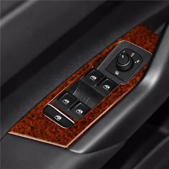 Volkswagen Polo VI 6R 2021-2025 kit décoration intérieure tableau de bord 10 pièces