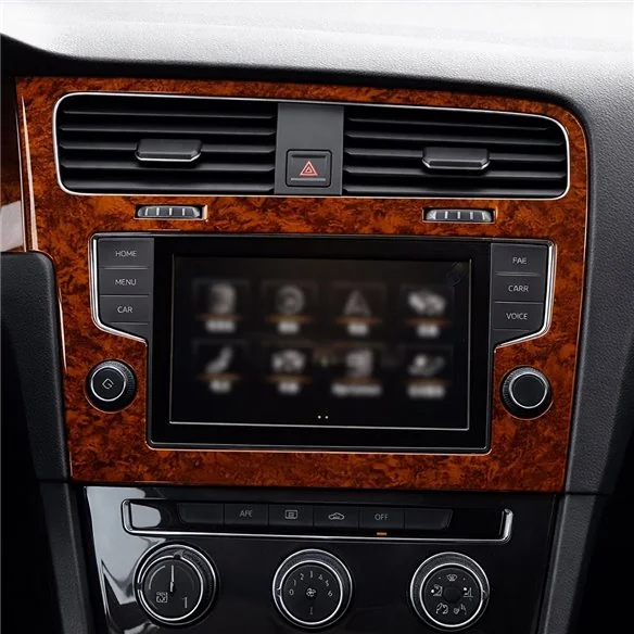Volkswagen Golf VII 7 2012-2021 3D kit décoration intérieure tableau de bord Kit décor de tableau de bord