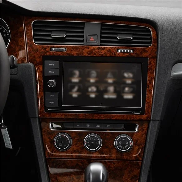 Volkswagen Golf VII 7 2012-2021 3D kit décoration intérieure tableau de bord Kit décor de tableau de bord