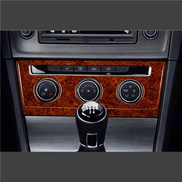 Volkswagen Golf VII 7 2012-2021 3D kit décoration intérieure tableau de bord Kit décor de tableau de bord