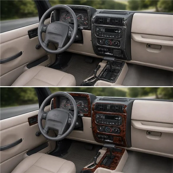 Jeep Wrangler 2003-2006 kit complet kit décoration intérieure tableau de bord