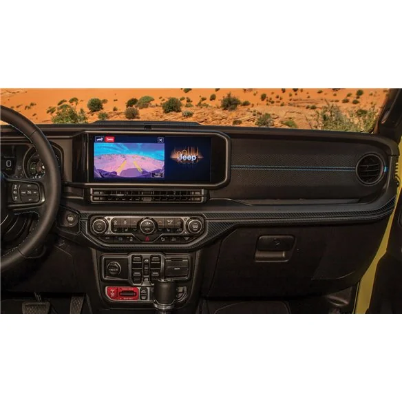 Jeep Wrangler Unlimited Rubicon 2024 kit décoration intérieure tableau de bord 35 pièces