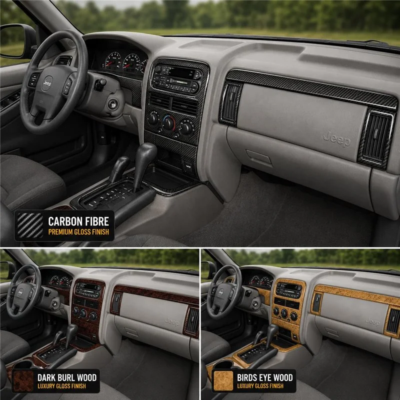 Jeep Grand Cherokee 1999-2002 kit de base kit décoration intérieure tableau de bord