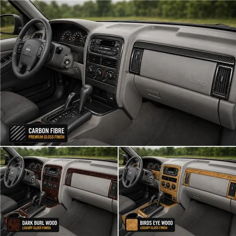 Jeep Grand Cherokee 1999-2002 kit de base kit décoration intérieure tableau de bord 2
