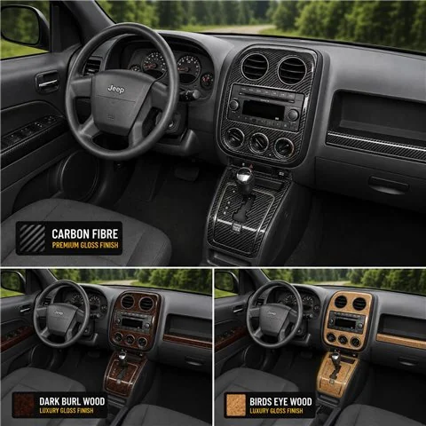 Jeep Compass/Patriot 2009 - à aujourd’hui kit décoration intérieure tableau de bord 2