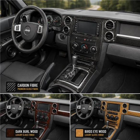Jeep Commander 2008 - à aujourd’hui Basic universel Kit décoration intérieure tableau de bord