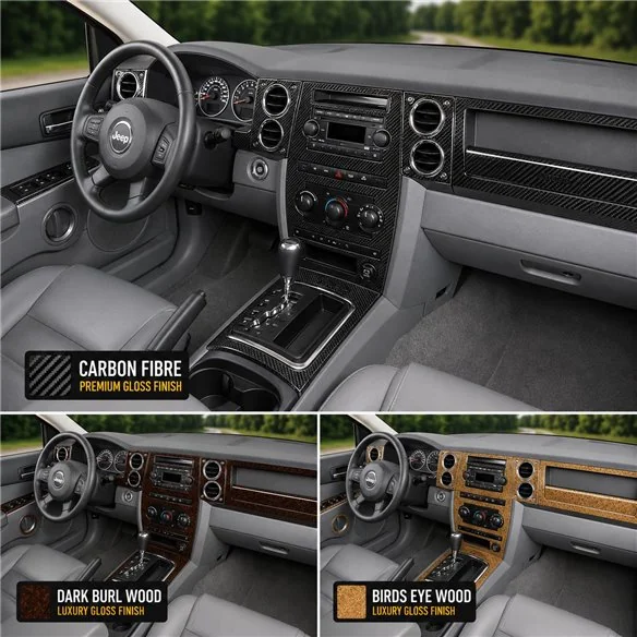 Jeep Commander 2006-2007 sans navigation kit décoration intérieure tableau de bord