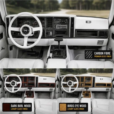 Chrysler Cherokee 1984-1997 3D kit décoration intérieure tableau de bord 3 pièces 2