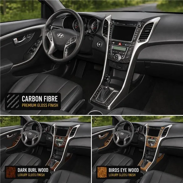 Hyundai Elantra GT 2013 - à aujourd’hui kit complet kit décoration intérieure tableau de bord