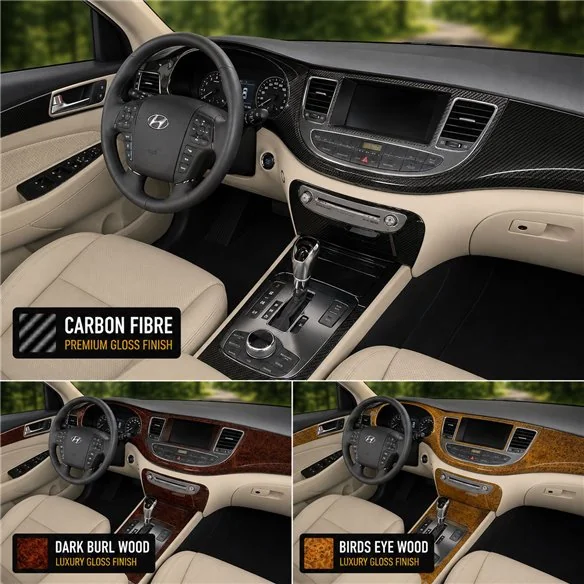 Hyundai Genesis 4DR 2009 - à aujourd’hui kit décoration intérieure tableau de bord