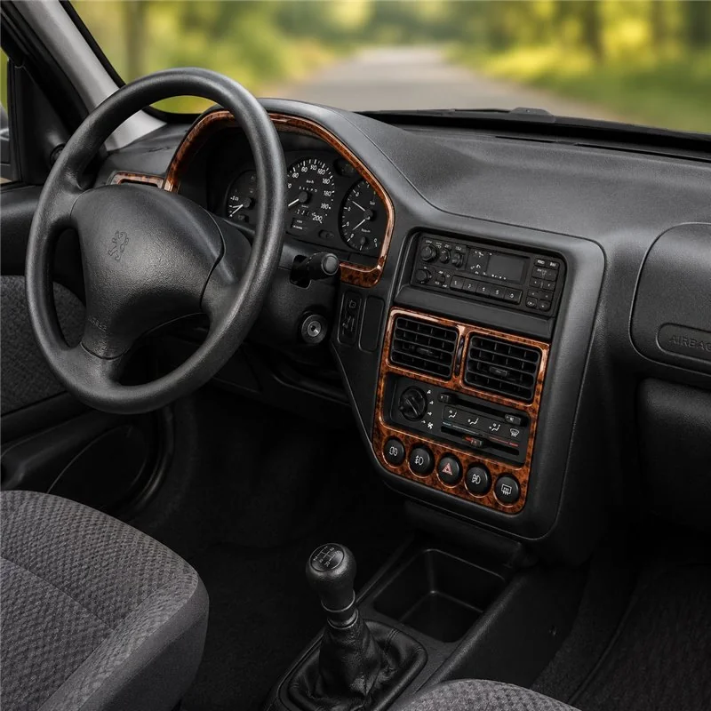 Peugeot 106 1991-1996 kit décor tableau de bord 3D, 12 pièces