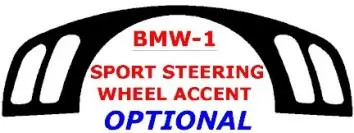 BMW X5 1998-2006 Sport Steering Wheel Accent BD Kit la décoration du tableau de bord - 1 - habillage decor de tableau de bord