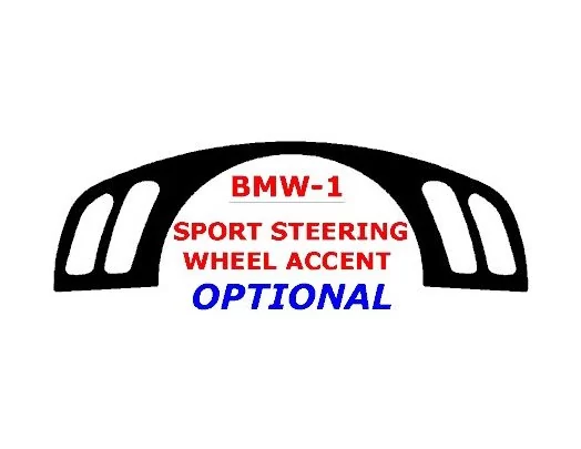 BMW X5 1998-2006 Sport Steering Wheel Accent BD Kit la décoration du tableau de bord - 1 - habillage decor de tableau de bord