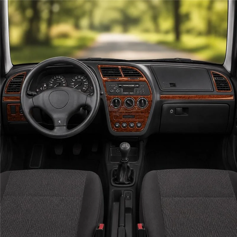 Peugeot 306 1993-1997 kit décor tableau de bord 3D, 13 pièces