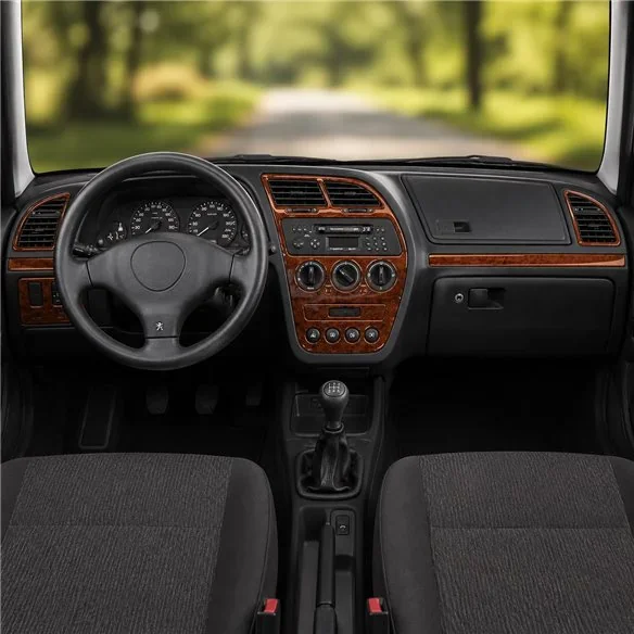 Peugeot 306 1993-1997 kit décor tableau de bord 3D, 13 pièces
