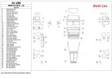 BMW X5 2010-UP Ensemble Complet BD Kit la décoration du tableau de bord