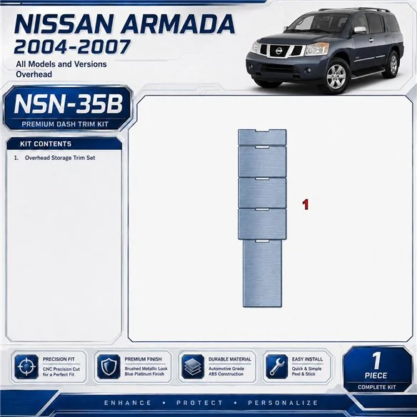 Nissan Armada 2004-2007 Overhead kit décoration intérieure tableau de bord