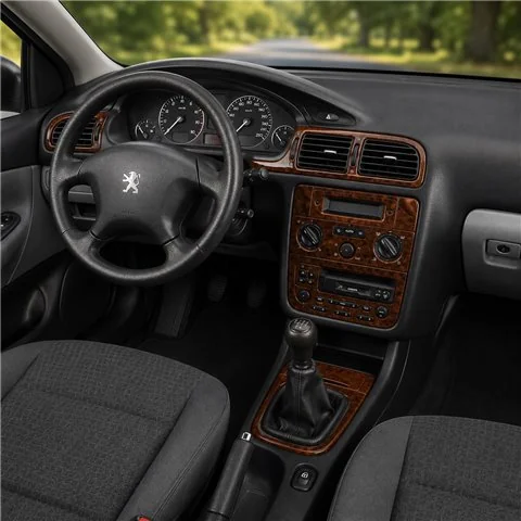 Peugeot 406 1999-2005 kit décor tableau de bord 3D, 13 pièces