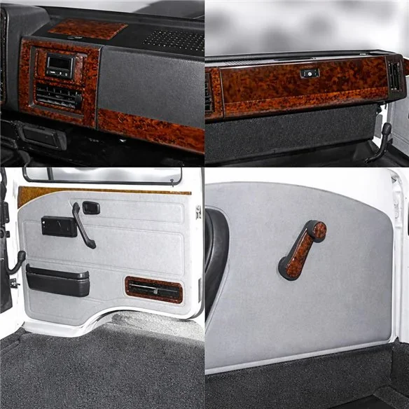 Peugeot 505 1981-1987 kit décor tableau de bord 3D, 18 pièces