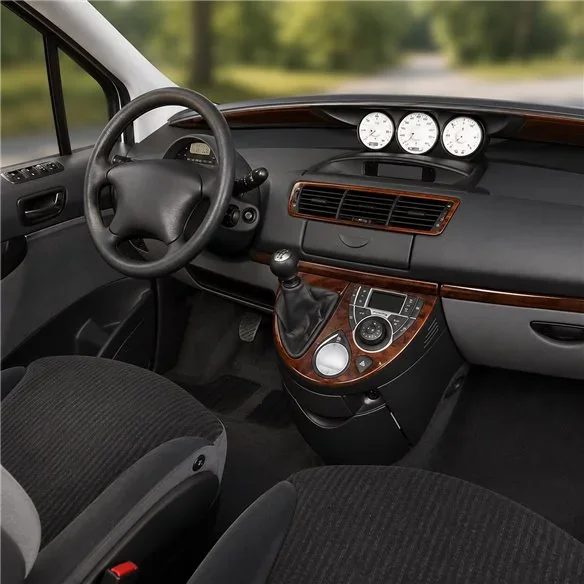 Peugeot 807 2002+ kit décor tableau de bord 3D, 4 pièces