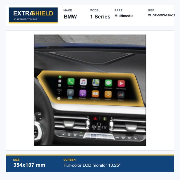 BMW 1 Series Multimedia ExtraShield Screen Protector