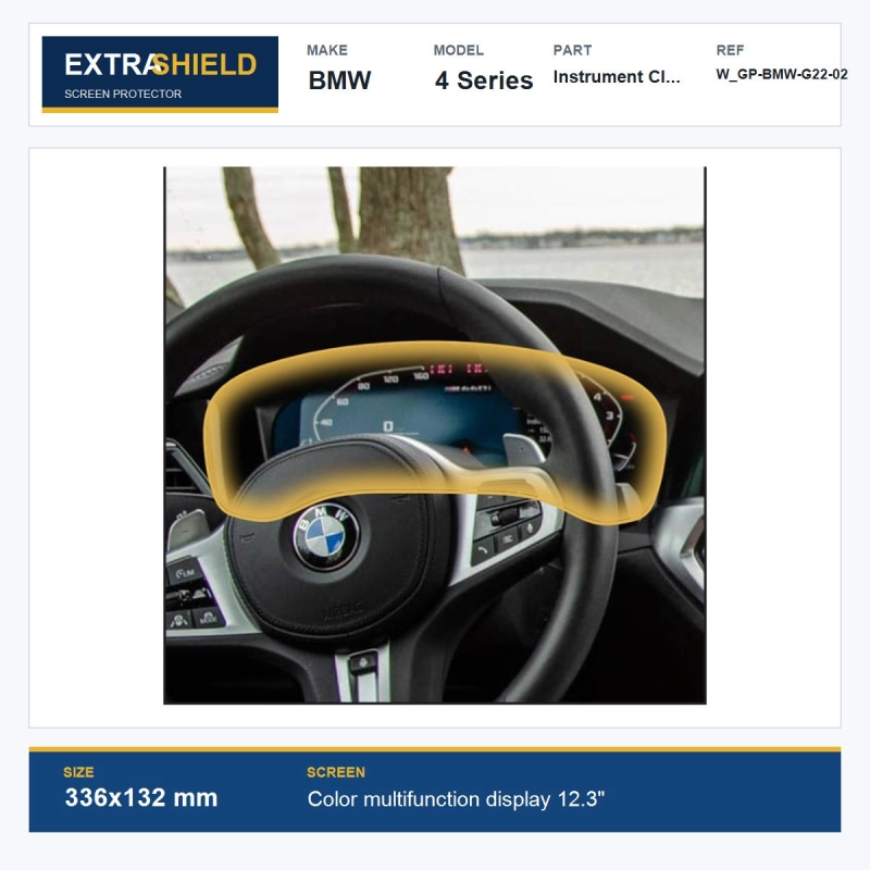 BMW 4 Series Instrument Cluster ExtraShield Screen Protector
