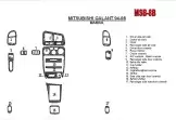 Mitsubishi Galant 1994-1998 boîte manuellebox, mission, 17 Parts set BD Kit la décoration du tableau de bord