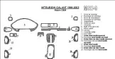 Mitsubishi Galant 1999-2003 OEM Compliance BD Kit la décoration du tableau de bord