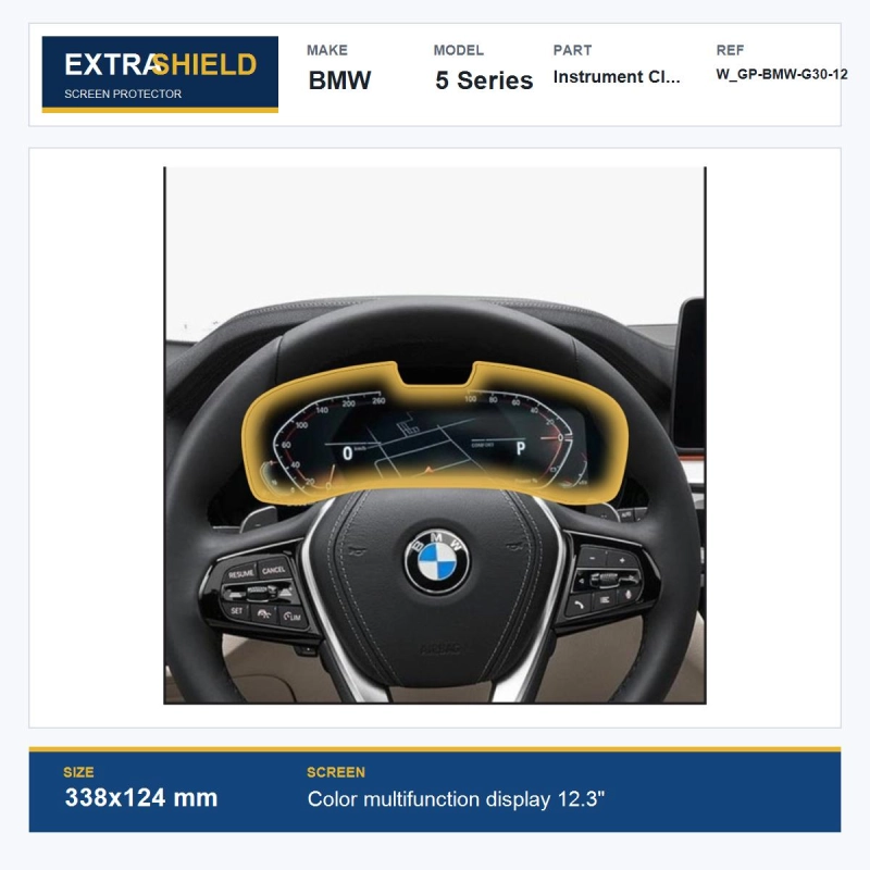 BMW 5 Series Instrument Cluster ExtraShield Screen Protector