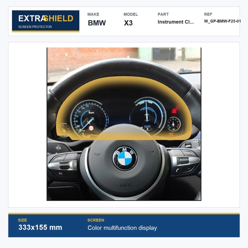 BMW X3 Instrument Cluster ExtraShield Screen Protector