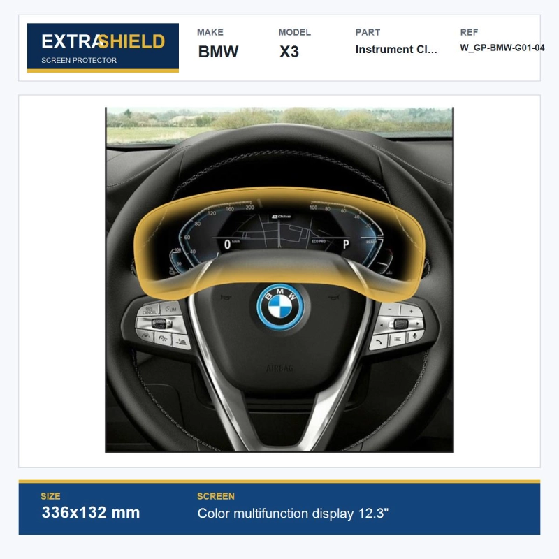 BMW X3 Instrument Cluster ExtraShield Screen Protector
