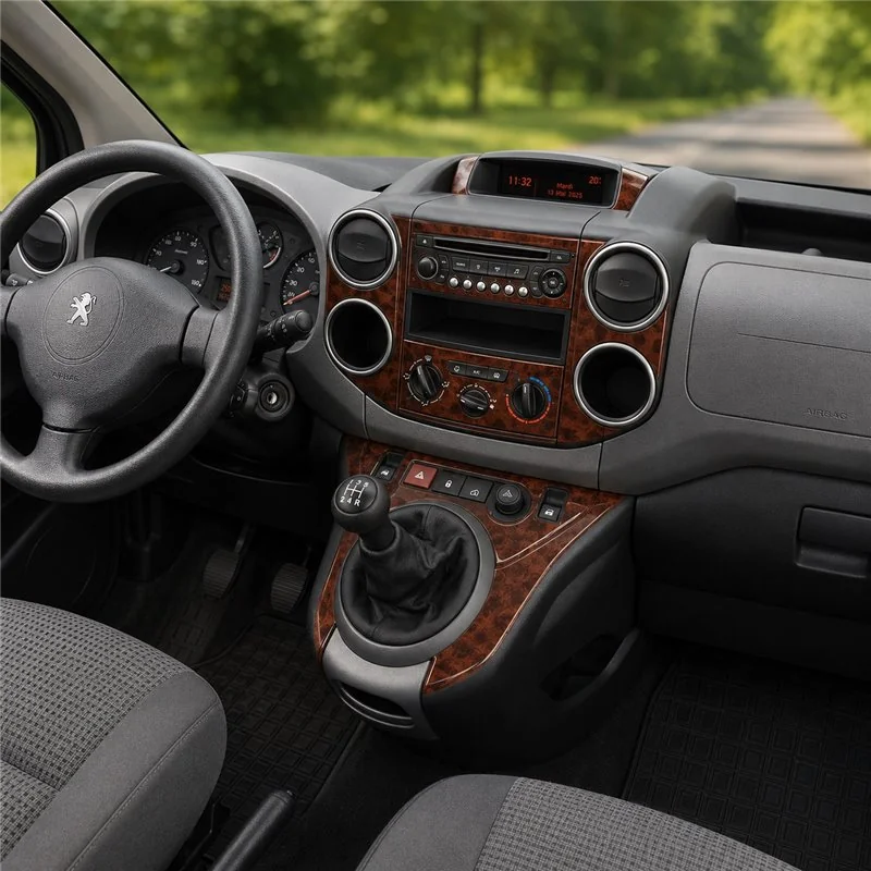 Peugeot Partner 2008+ kit décor tableau de bord 3D, 40 pièces