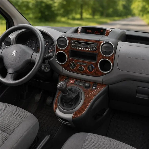 Peugeot Partner 2008+ kit décor tableau de bord 3D, 40 pièces