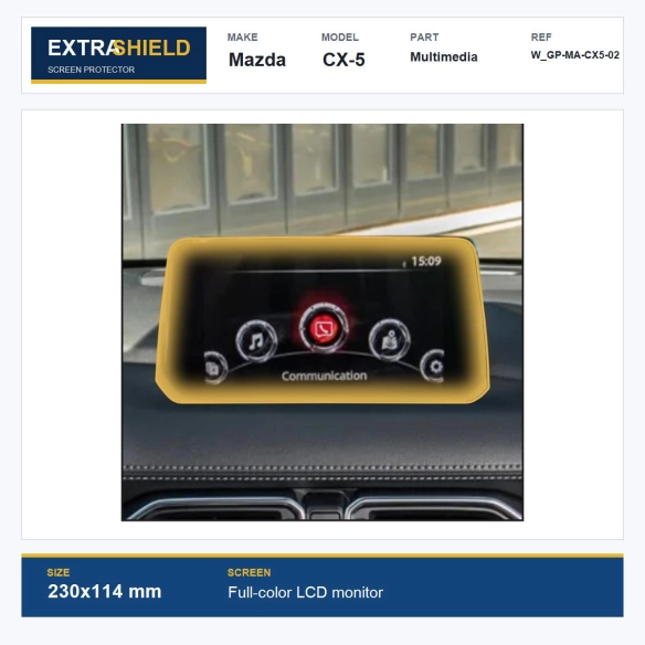 Mazda CX-5 Multimedia ExtraShield Screen Protector