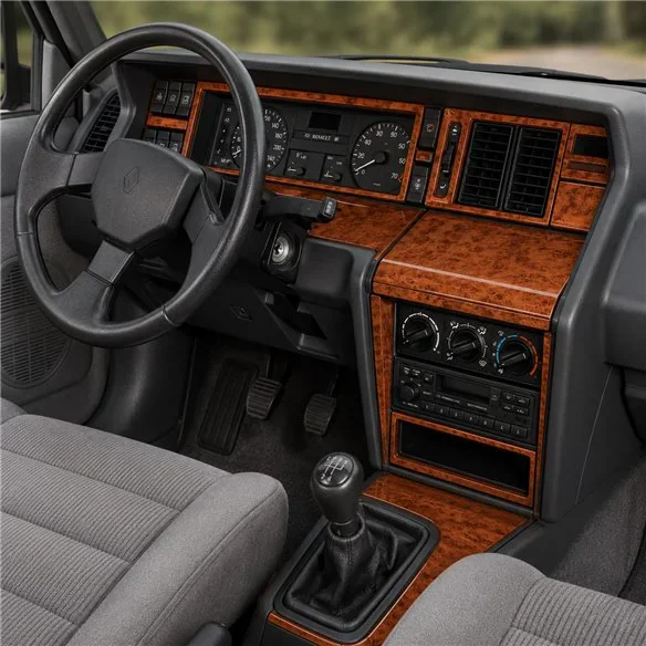 Renault 21 Manager 1989-1993 kit décor tableau de bord 3D, 21 pièces