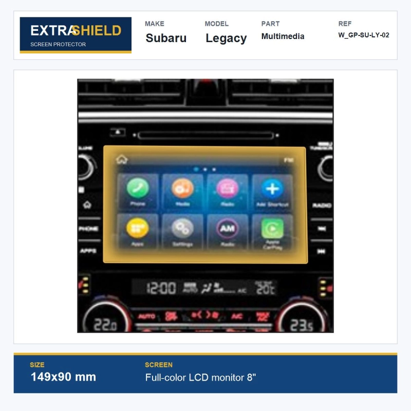 Subaru Legacy Multimedia ExtraShield Screen Protector