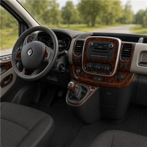 Renault Trafic 2015+ kit décor tableau de bord 3D, 30 pièces