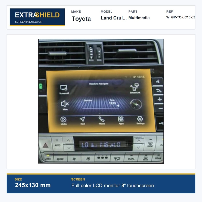 Toyota Land Cruiser Prado Multimedia ExtraShield Screen Protector