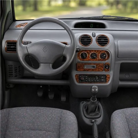 Renault Twingo 1998-2004 kit décor tableau de bord 3D, 12 pièces