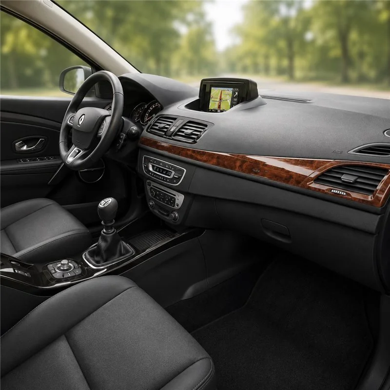 Renault Megane 4 BFB 2016 kit décor tableau de bord 3D, 12 pièces