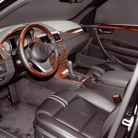 BMW X3 E83 2003+ climatisation kit décor tableau de bord 3D, 12 pièces 2