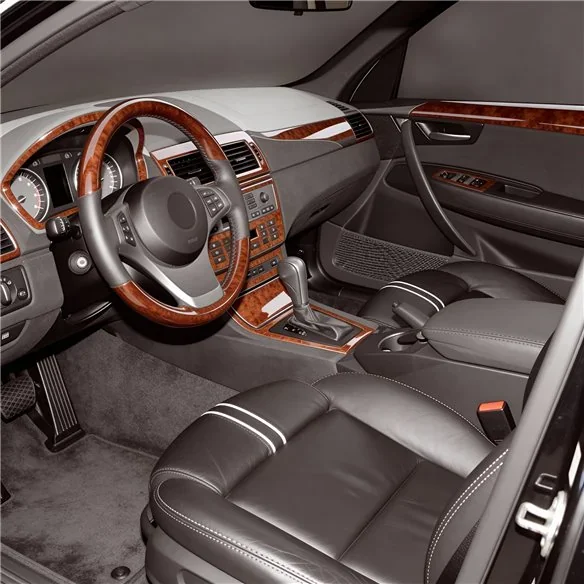 BMW X3 E83 2003+ climatisation kit décor tableau de bord 3D, 12 pièces