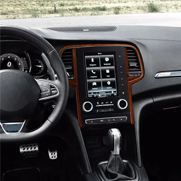 Renault Megane 4 BFB 2016 kit décor tableau de bord 3D, 12 pièces